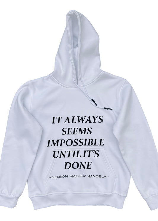 Nelson Mandela Quote Hoodie
