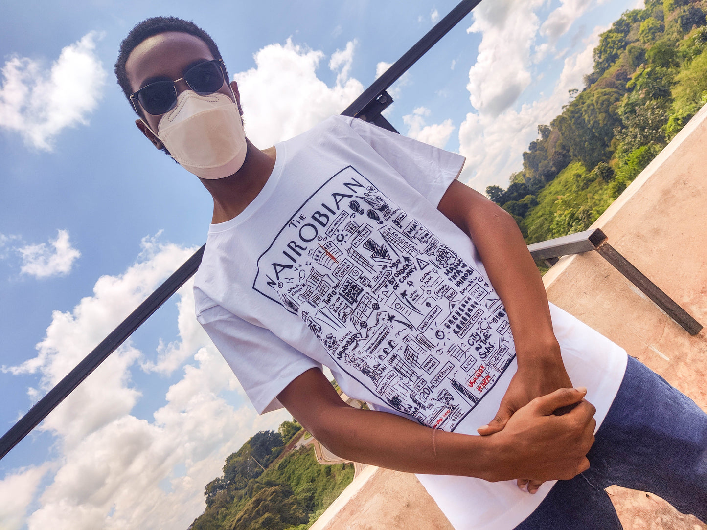 The Nairobian Ramani Tee (White)