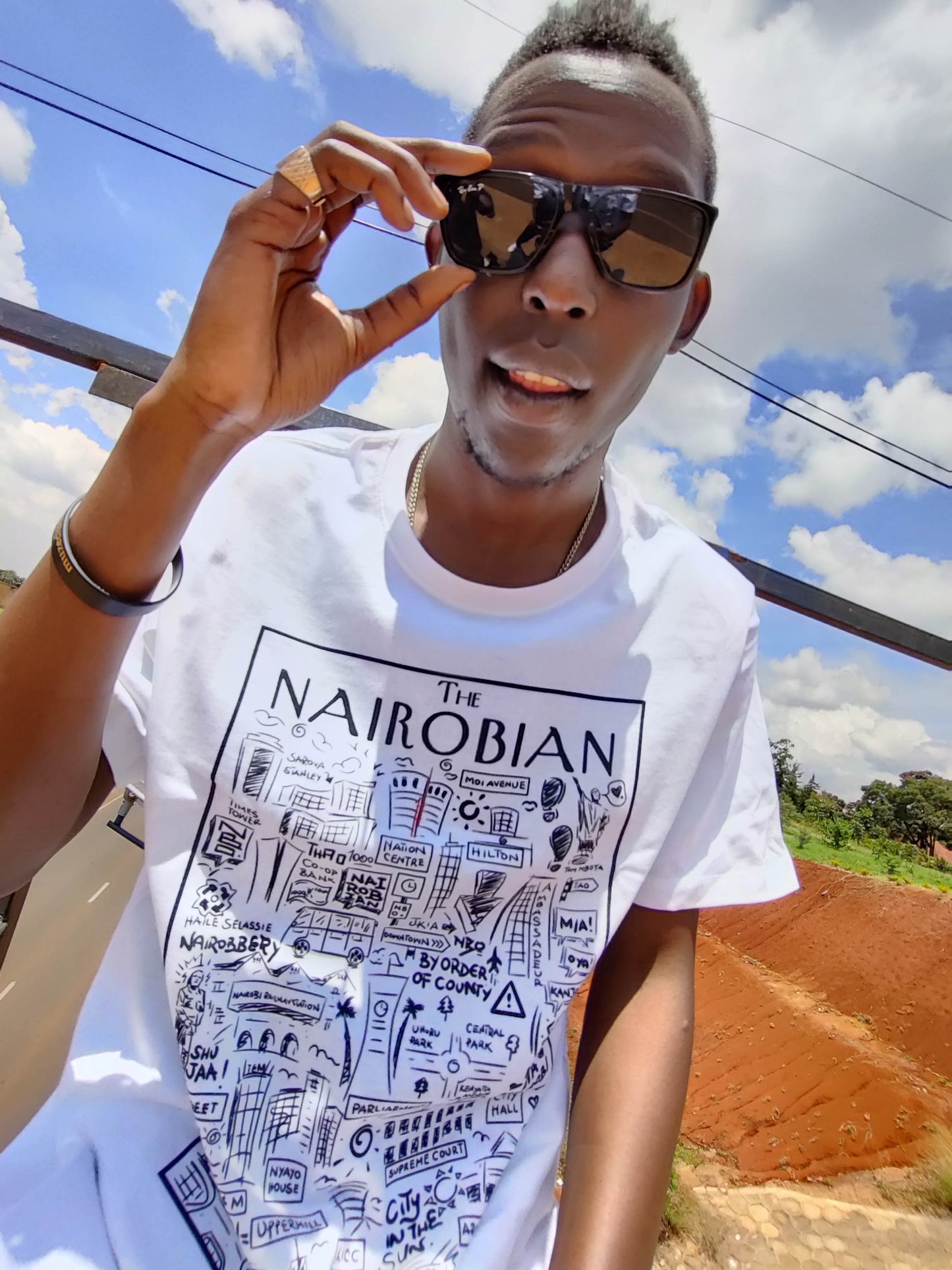 The Nairobian Ramani Tee (White)