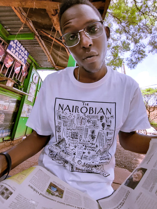 The Nairobian Ramani Tee (White)