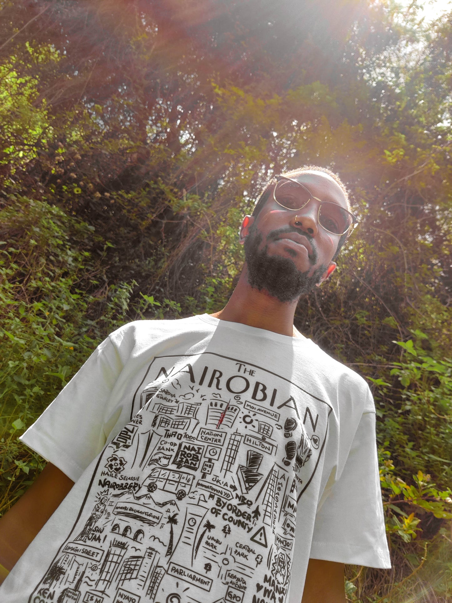 The Nairobian Ramani Tee (White)