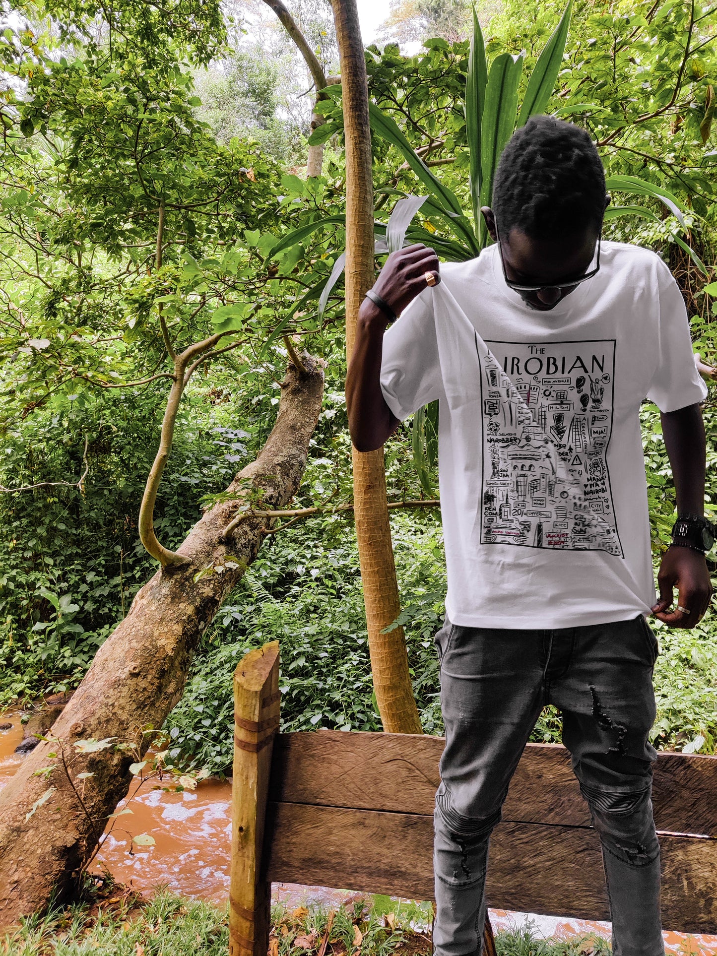 The Nairobian Ramani Tee (White)