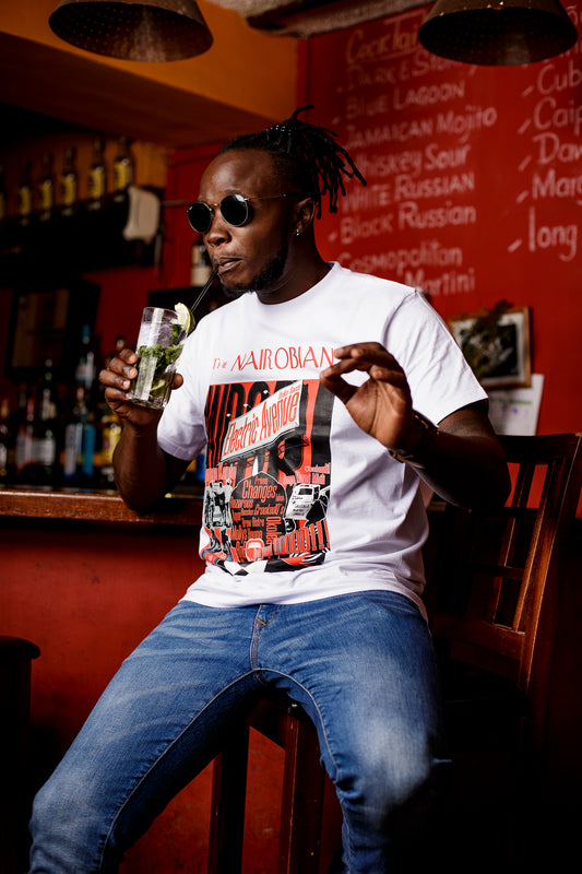 The Nairobian Elecrtic Avenue Tee (White)