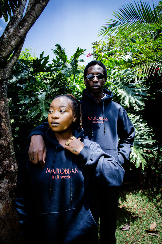 The Nairobian Electric Avenue Hoodie (Dark Navy)