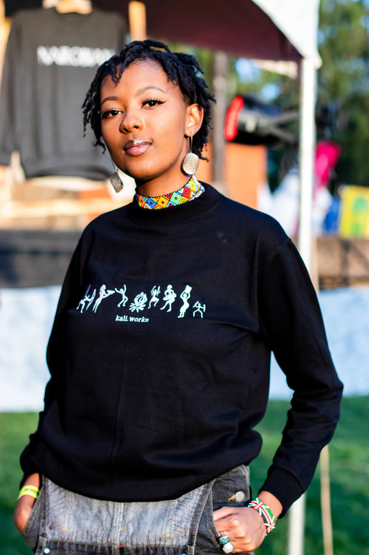 Cave Painting Sweatshirt (Black)