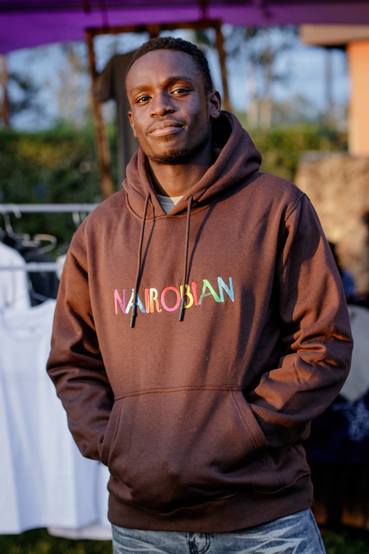 Plain Nairobian Hoodie (Chocolate)