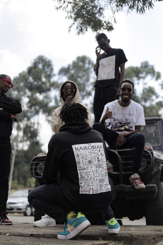 The Nairobian Black hoodie