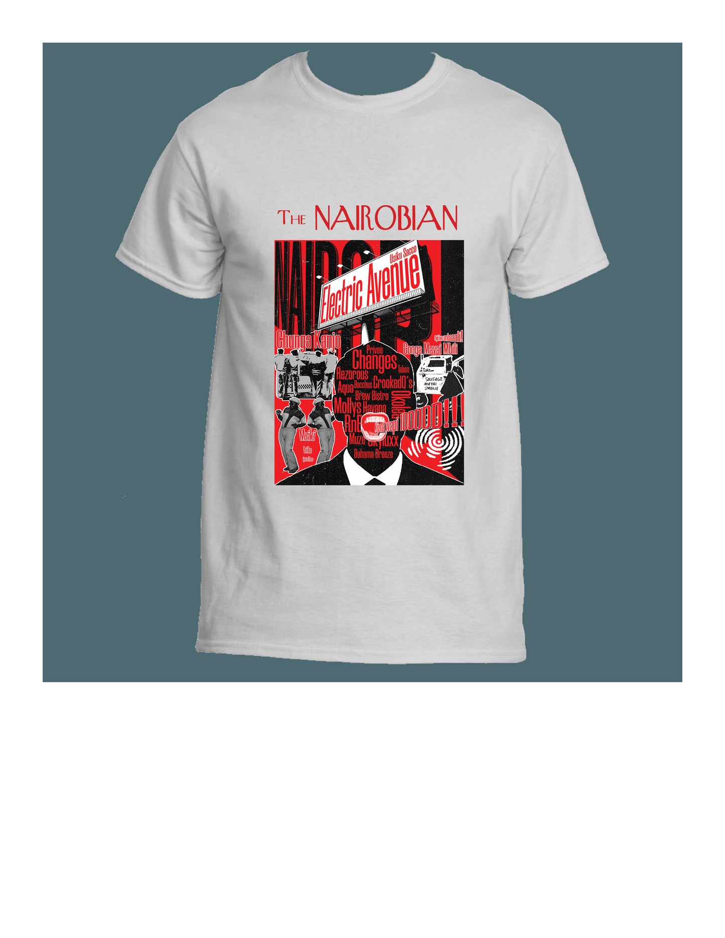 The Nairobian Elecrtic Avenue Tee (White)