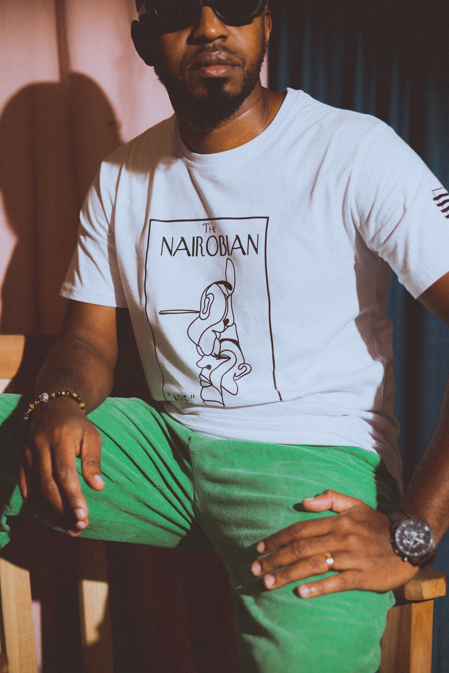 The Nairobian ARIF Tee (White)