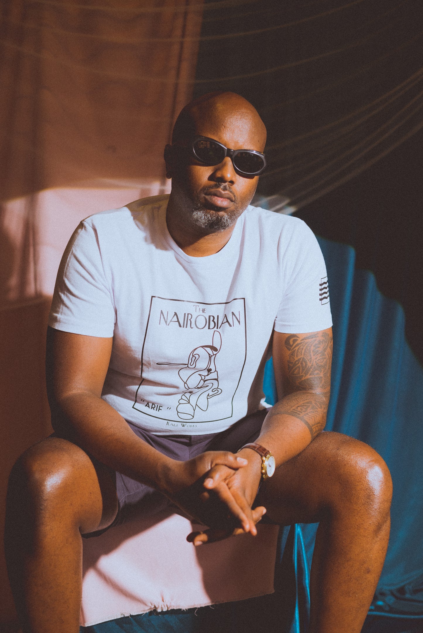The Nairobian ARIF Tee (White)
