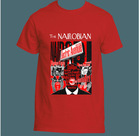 The Nairobian Electric Avenue Tee (Red)