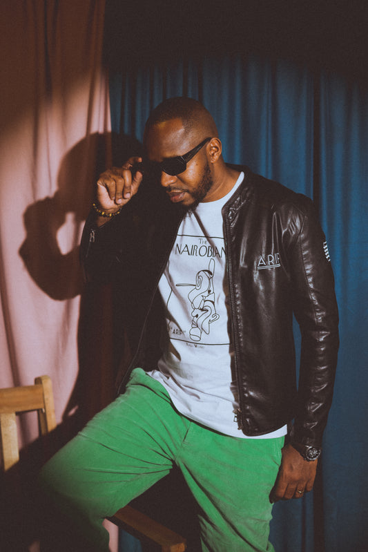 The Nairobian ARIF Tee (White)