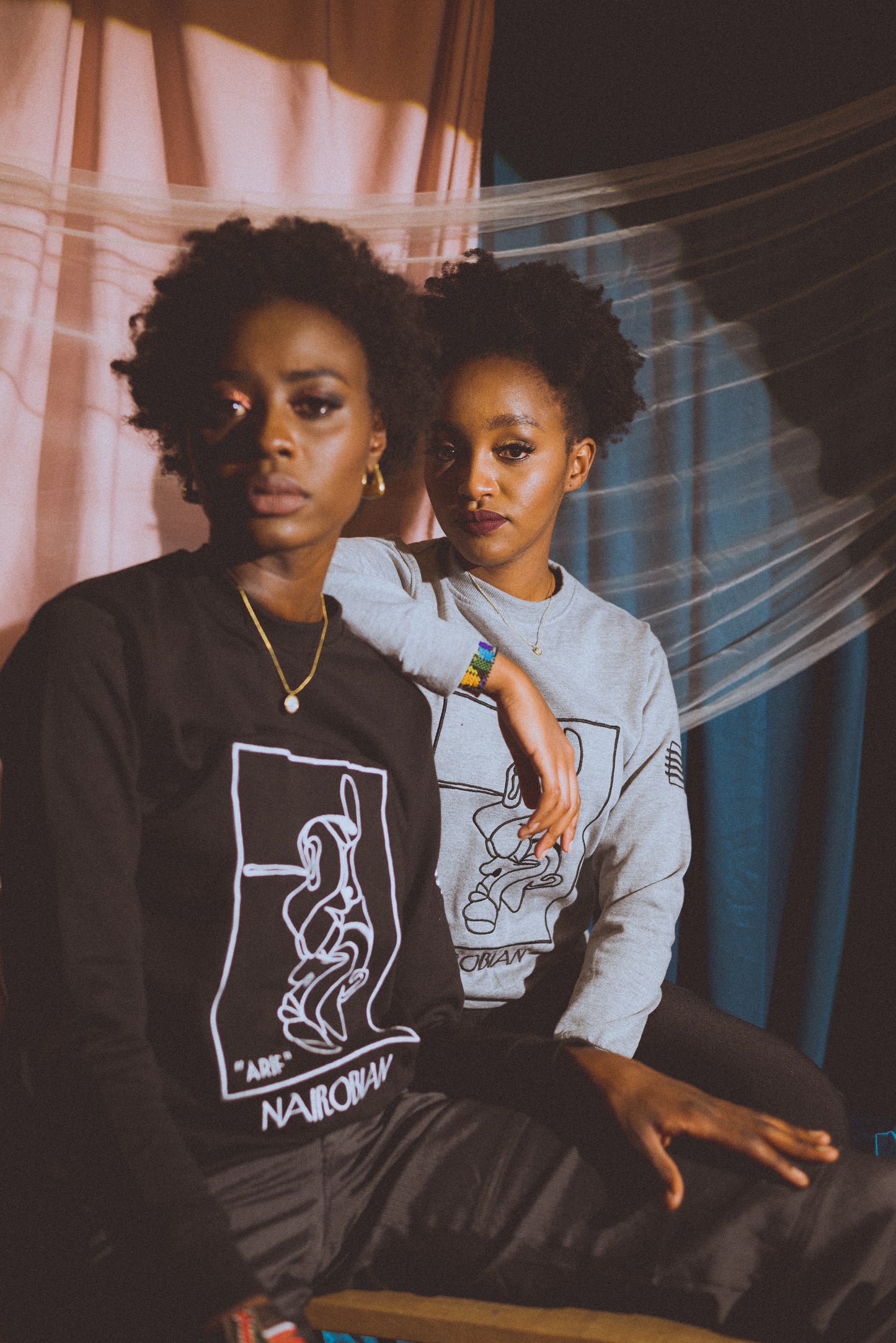 ARIF Embroidered Sweater (Black)