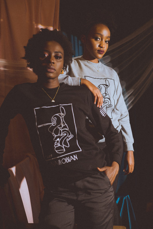 ARIF Embroidered Sweater (Black)