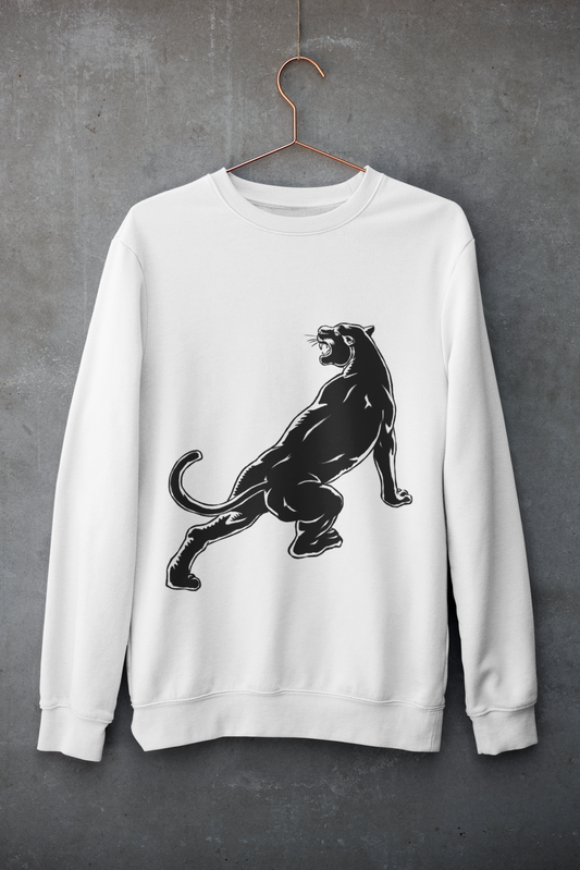 Black Panther Crewneck (White)