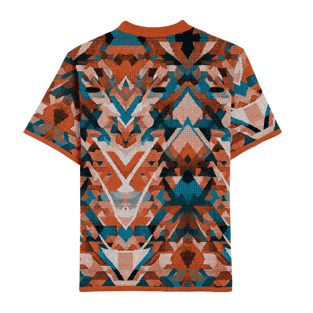 Thomas Sankara Orange Knitted Tshirt