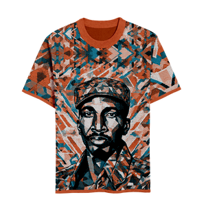 Thomas Sankara Orange Knitted Tshirt