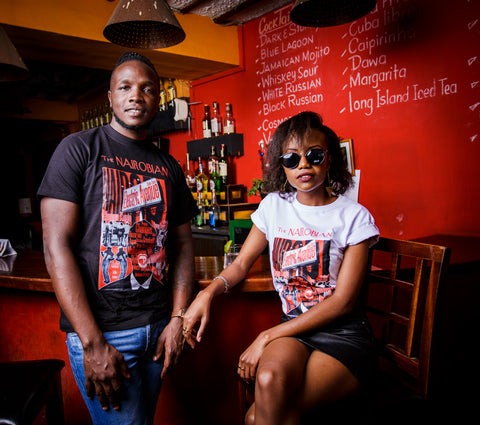 The Nairobian Electric Avenue T-shirt (Black)