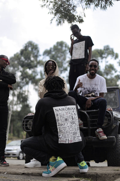 The Nairobian Black hoodie 