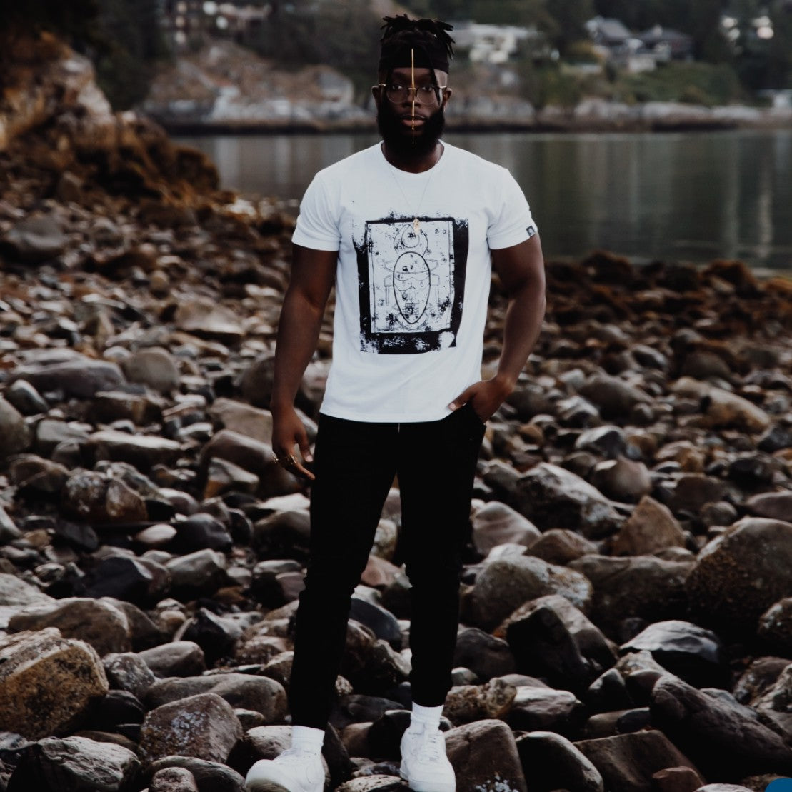 Ligbi Mask  T-shirt (White)