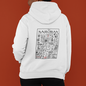 The Nairobian Ramani Hoodie (White)